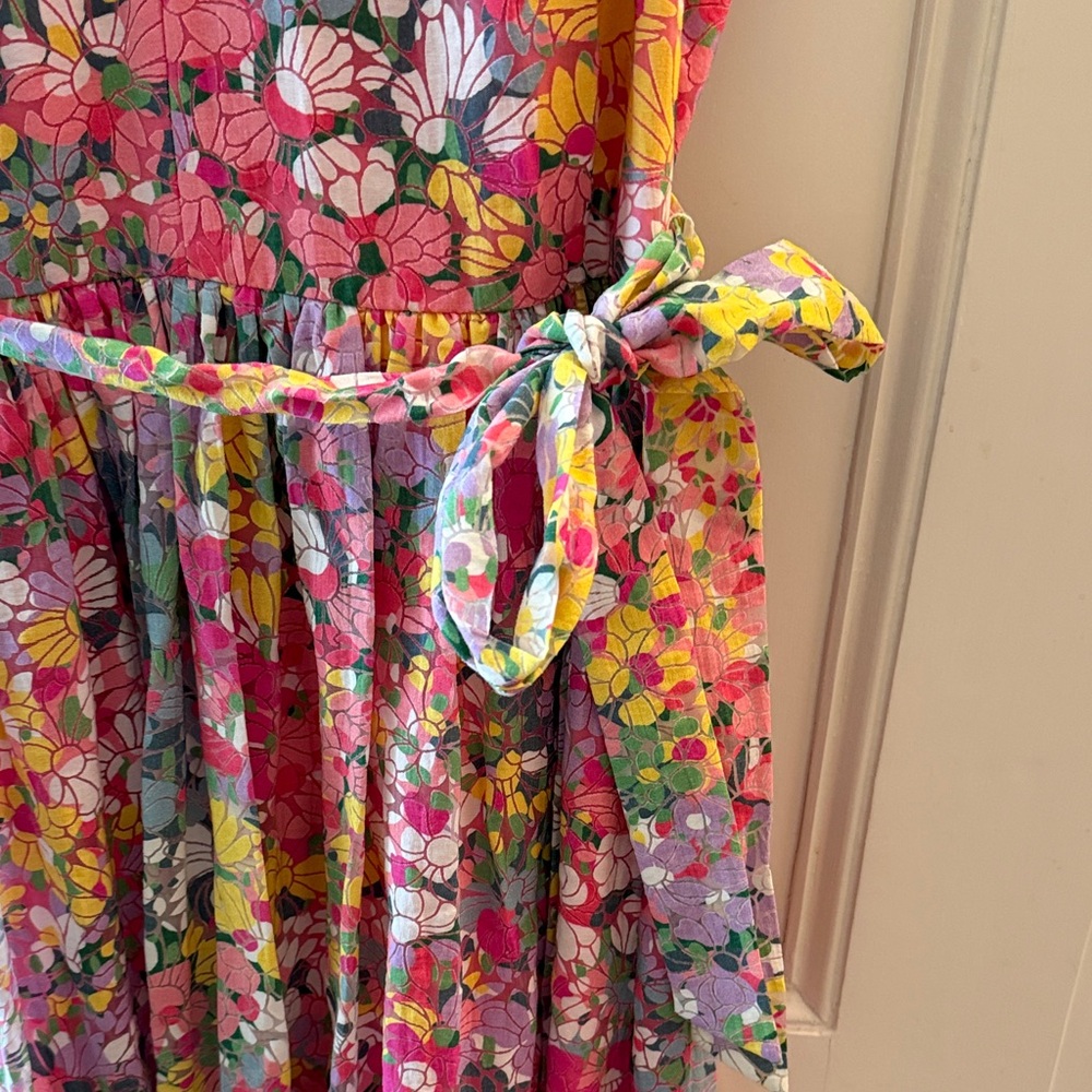 Kate Spade Multicolor Floral Midi Dress size 8 - Picture 6 of 12